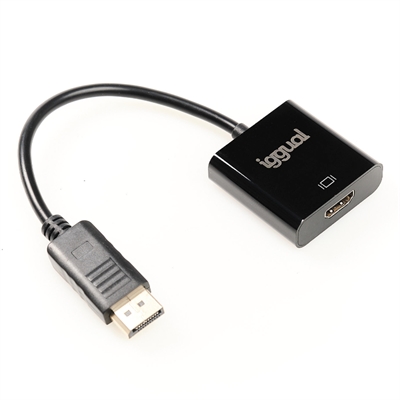 iggual Adaptador DisplayPort M a HDMI H 